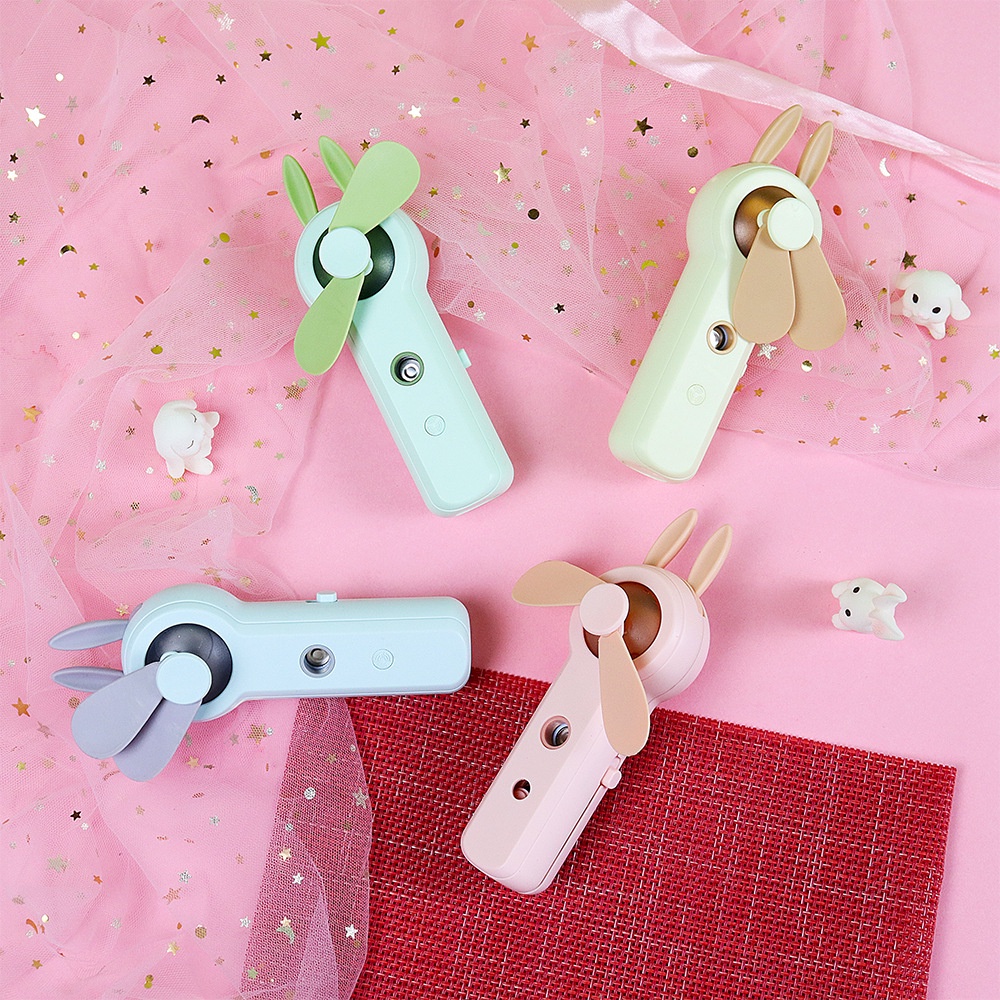 [2 IN 1] Quạt Phun Sương Mini Cầm Tay Mùa Hè Siêu Bền Đẹp - Moncase