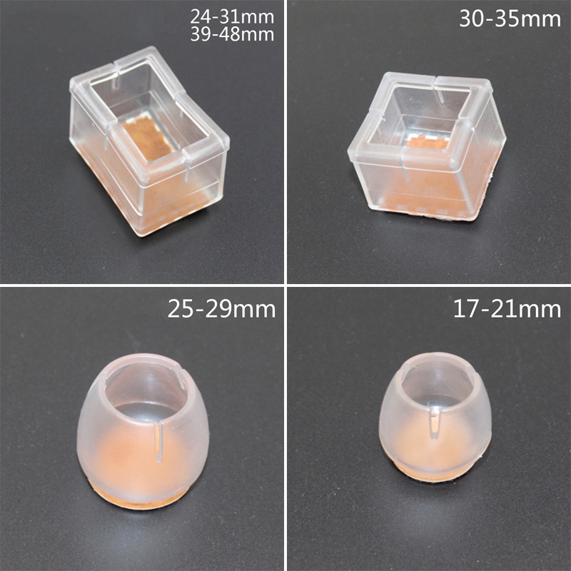 Set 16 Nút Bọc Chân Bàn/Ghế Bằng Silicone Chống Trầy Sàn Nhà