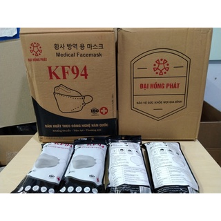 Khẩu trang KF94 màu trắng, bịch 10 cái