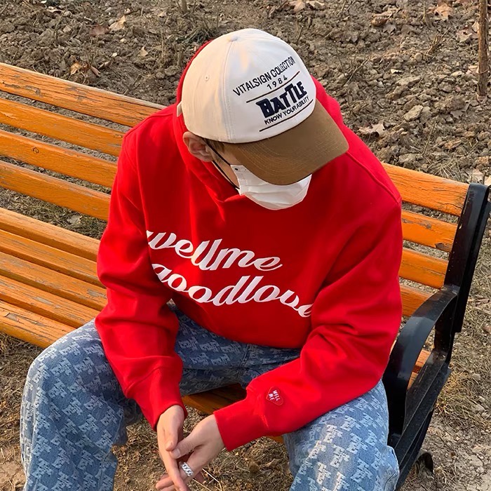 Mũ lưỡi trai Mg STUDIO thêu chữ đơn giản