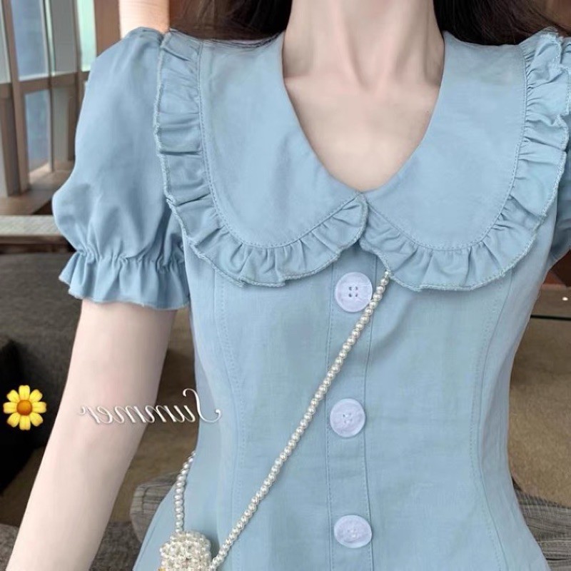 [Có sẵn + Ảnh thật] ĐẦM MIDI TAY NGẮN | HOT TREND 2021 | BigBuy360 - bigbuy360.vn