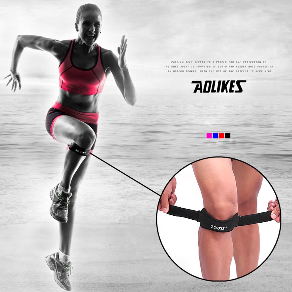 AOLIKES Đệm Bảo Vệ Đầu Gối Bằng EVA Có Thể Điều Chỉnh Hỗ Trợ Chơi Bóng Chuyền / Bóng Chày /