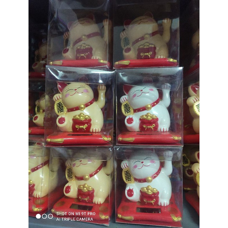 Mèo thần tài năng lượng mặt trời 23028 | BigBuy360 - bigbuy360.vn