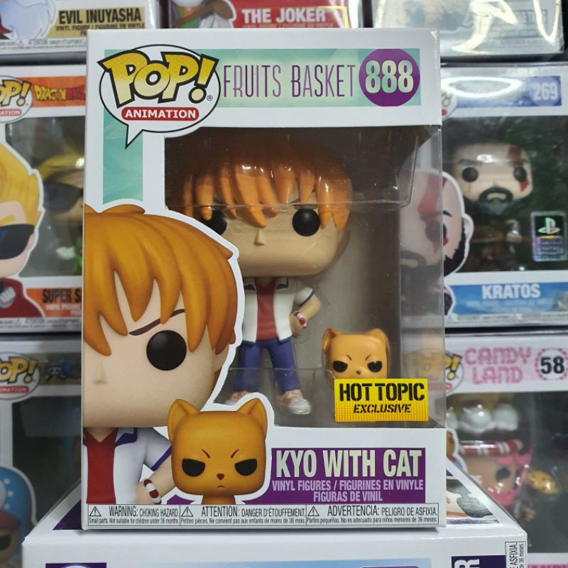 Đồ chơi mô hình funko pop 888 Kyo with Cat - Fruits Basket
