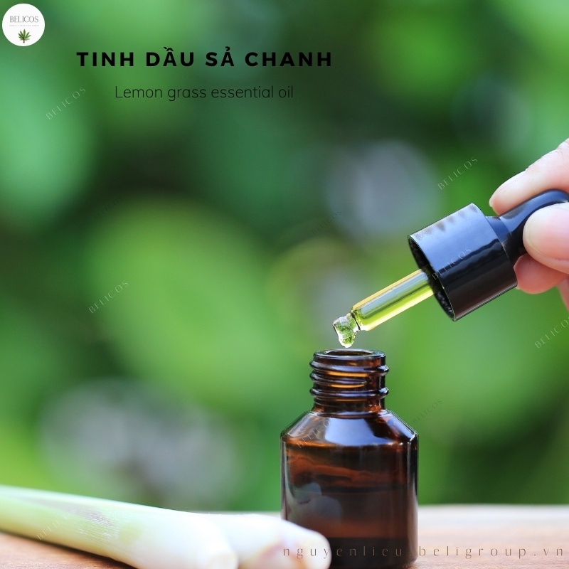 Tinh dầu Sả Chanh 30ml Nguyên Chất thiên nhiên, mùi mạnh, thơm lâu