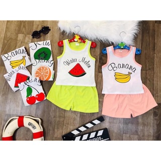 Combo 5 bộ 3 lỗ hoa quả cho bé