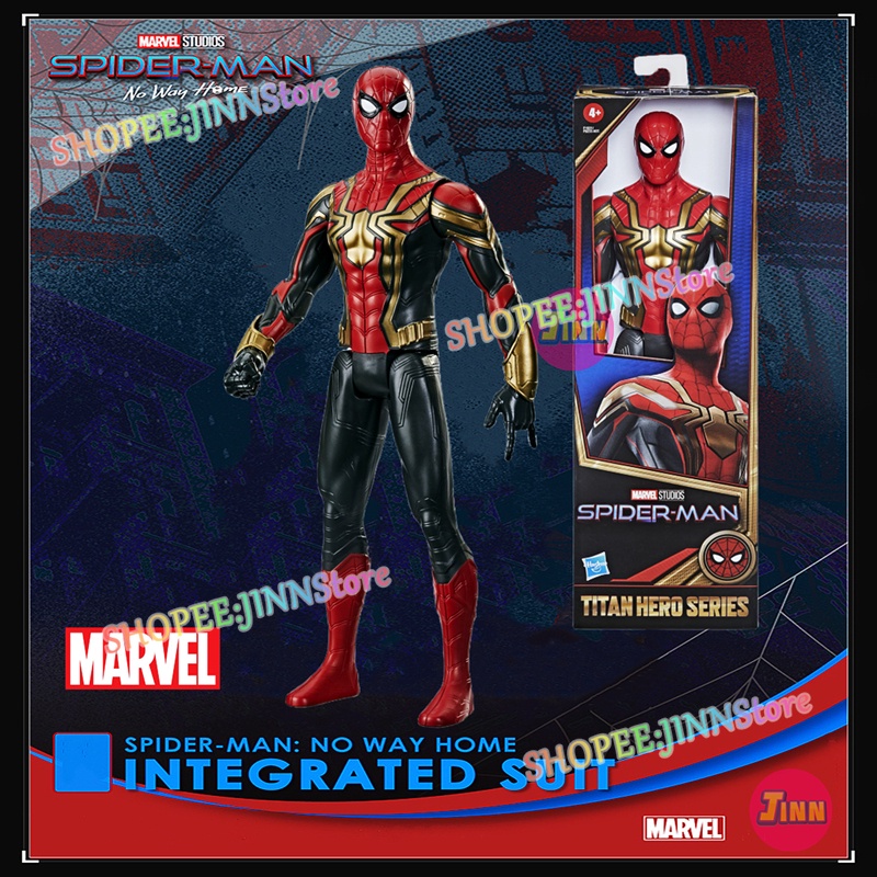 Mô Hình Nhân Vật Người Nhện Đen Và Vàng Bằng PVC Trong Marvel Titan Hero Series Làm Quà Tặng Sinh Nhật Cho Trẻ Em