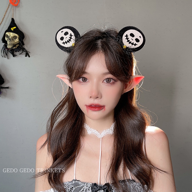 Cài Tóc Hình Sừng Quỷ Vui Nhộn Hóa Trang halloween Cho Bé Gái