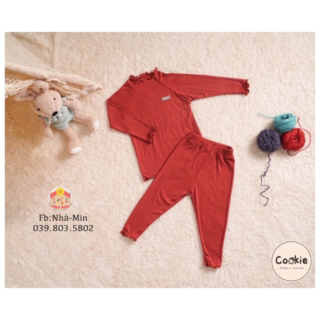 Bộ rời dài tay cuốn bèo Cookie