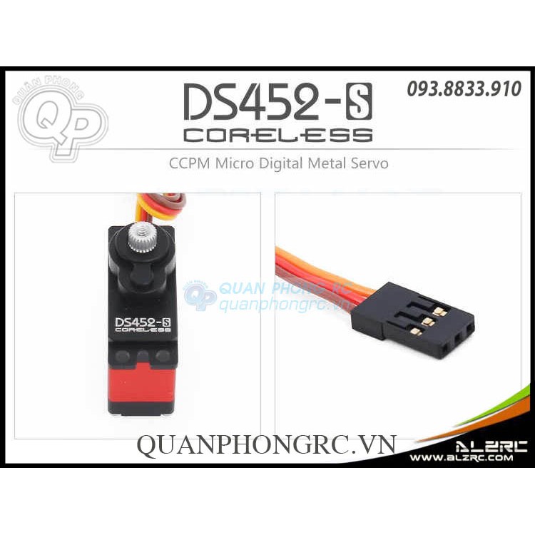 Động cơ Servo micro nhông kim loại ALZRC - DS452-S CCPM