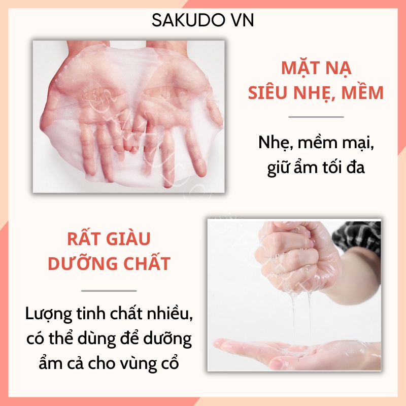 [Hàng Chính Hãng] Mặt nạ Bioaqua dưỡng ẩm mịn màng làm trắng da chăm sóc da mặt 25g