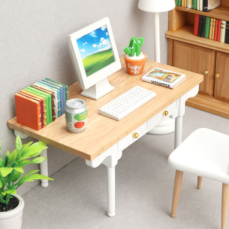 Mô Hình Phòng Khách Để Bàn Kích Thước 1 / 12 Độc Đáo Trang Trí Nhà Búp Bê