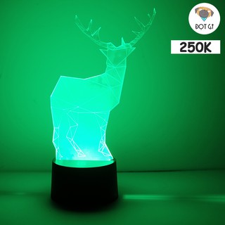 Đèn Led3D trang trí con Hươu
