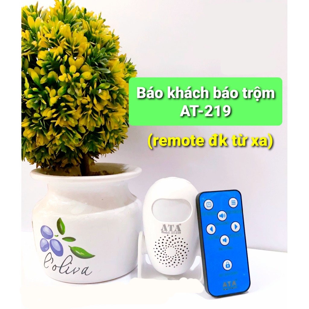 ⚡GIAO HỎA TỐC⚡Báo Khách Báo Trộm Không Dây (Có Remote) ATA AT 219