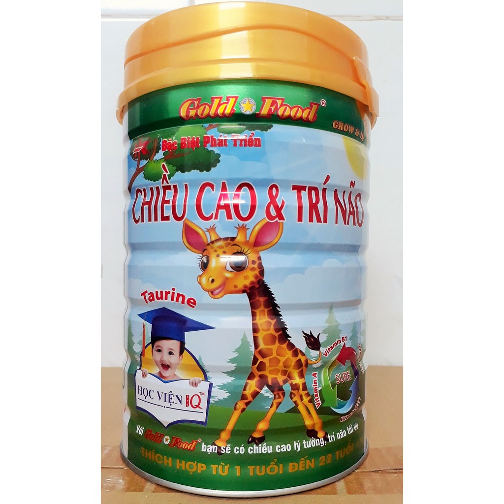 Sữa bột dinh dưỡng goldfood giúp cho sự phát triển của trẻ lon 900 gr – công ty TNHH Hoàng Khang