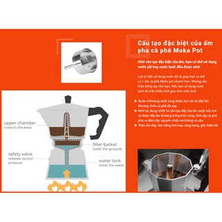 Ấm pha cà phê moka express 3 ly