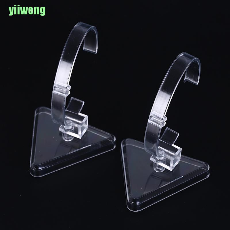 Giá Đỡ Đồng Hồ Đeo Tay Bằng Nhựa Trong Suốt 1 Cái