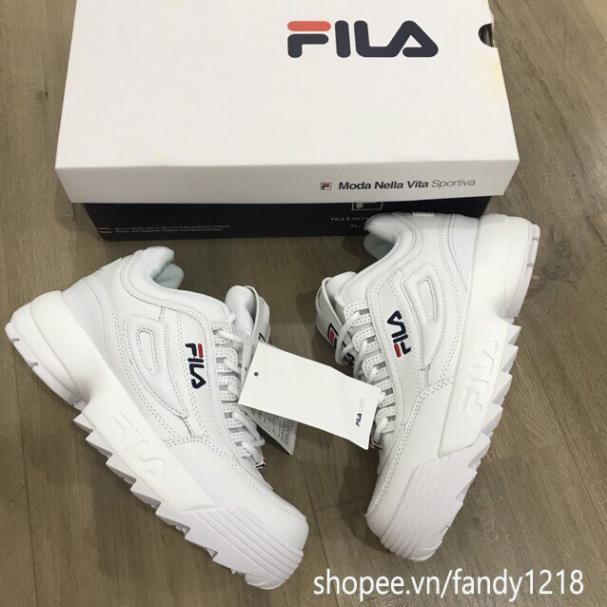 Giày thể thao FILA DISRUPTOR 2 TRẮNG . Hàng như hình chất lượng tốt yu tin chất lượng | Bán Chạy| 2020 : ; ` * ⁿ " ,