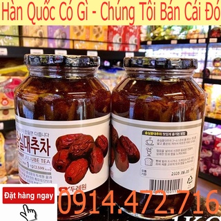 Trà Táo Đỏ Mật Ong Hũ 1Kg- Honey Red Dates Tea Hàn Quốc