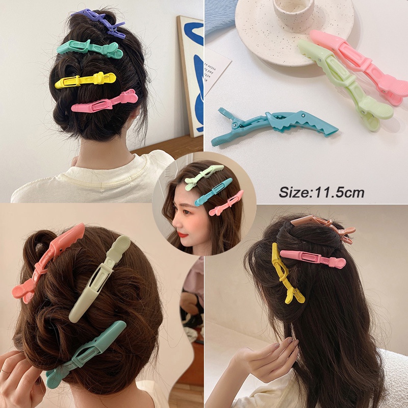 Bộ Kẹp Tóc Nhựa Màu Kẹo Phong Cách Hàn Quốc Thời Trang Cho Nữ