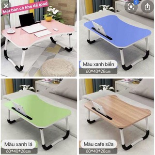 [Ưu Đãi] Bàn Gỗ Xếp Có Ngăn Để Ipad Tiện Lợi