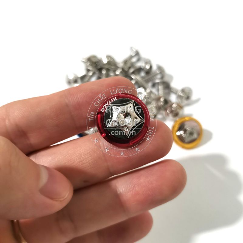 Ốc salaya 5li xoắn cho Vario, Sirius, Wave, AB, Winner, Exciter ,…gắn dàn áo inox 304 kèm lông đền Kitaco theo phân loại