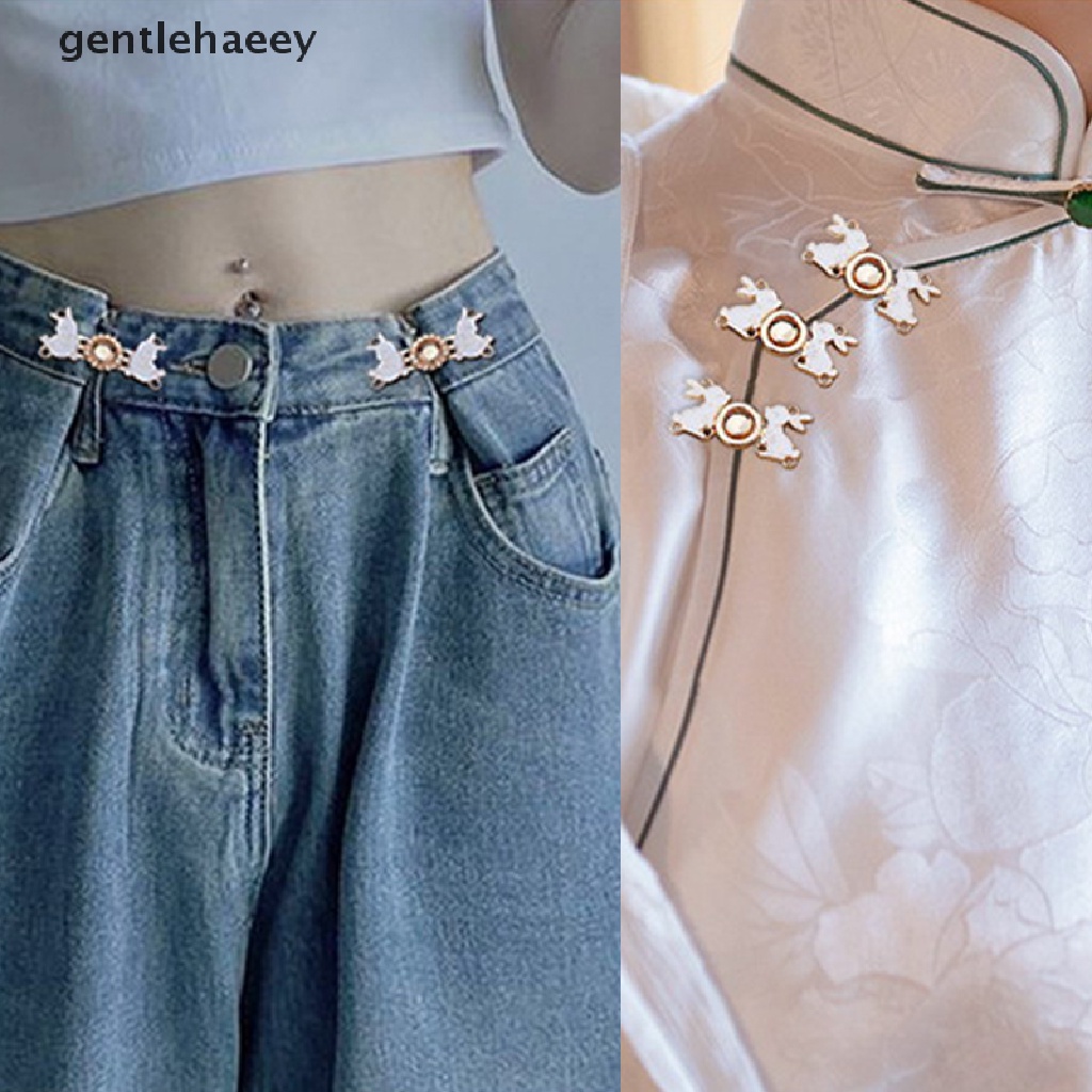 1 Cặp Nút Kẹp Kim Loại Thay Đổi Thắt Lưng Váy Áo Cardigan