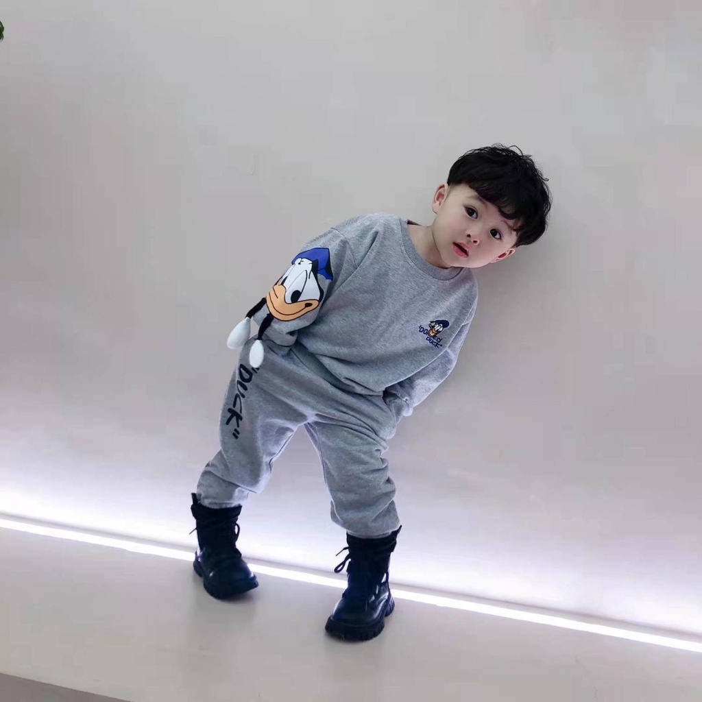 Hàng Mới Về Mới Bộ Đồ Thể Thao Hai Mảnh Phong Cách Phương Tây Hình Rồng Phượng Hoàng Dễ Thương Thời Trang Xuân Thu 2022 Cho Bé Trai Và Bé Gái