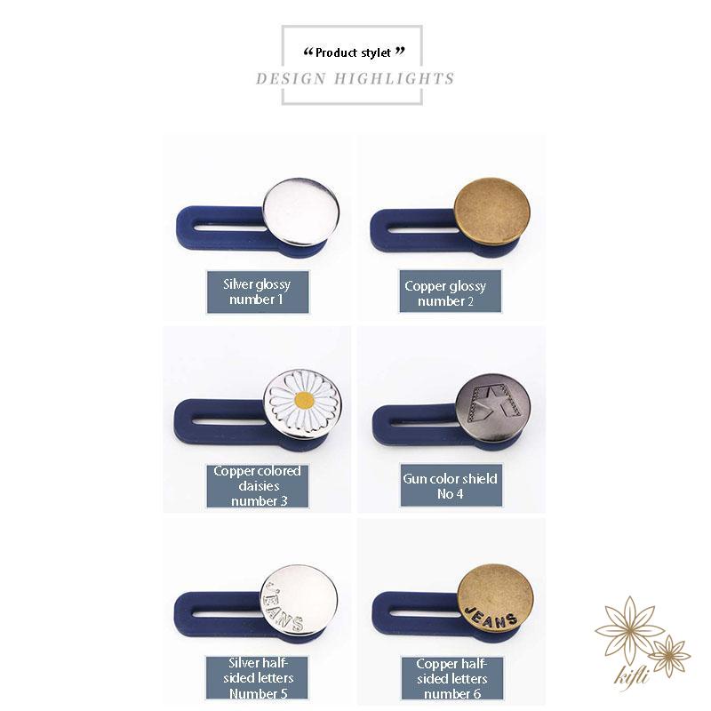 Nút nới rộng lưng quần jean không cần may tiện dụng