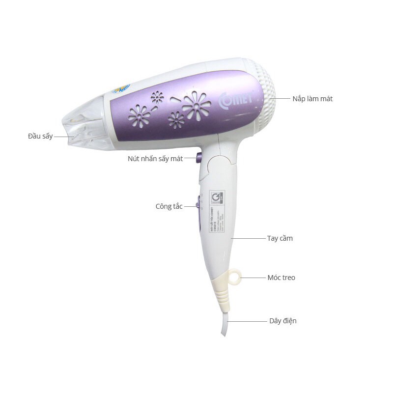 Máy sấy tóc COMET - CM6618