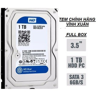 Ổ cứng gắn trong HDD Western 1Tb chính hãng BH 24 tháng