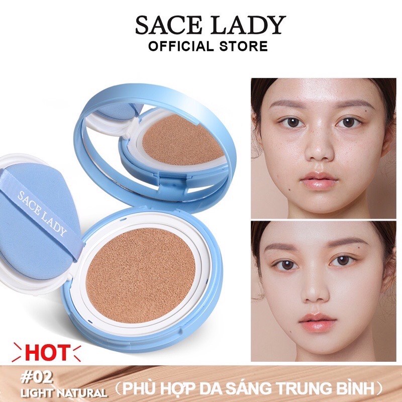 Phấn nước bb cream SACE LADY, Phấn nước, Che khuyết điểm, BB cream, Che phủ tốt, Hiệu quả cao,