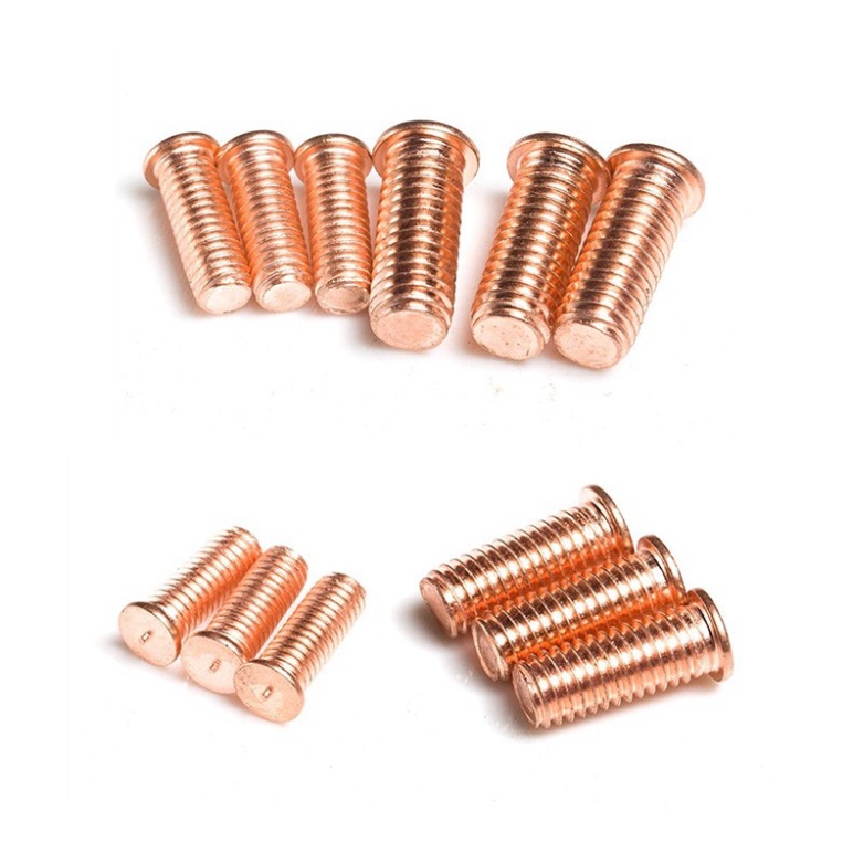 Combo 50c bulong hàn chập M5X10, M5X12, M5X16, M5X20 thép mạ đồng