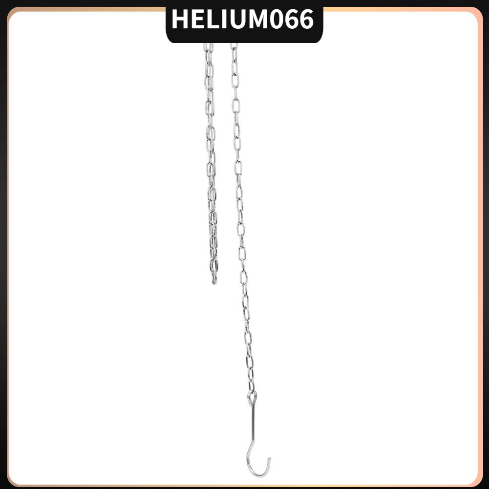 Helium066 Giá đỡ ba chân nồi bằng thép không gỉ Chuỗi di động cho các công cụ nấu ăn cắm trại ngoài trời