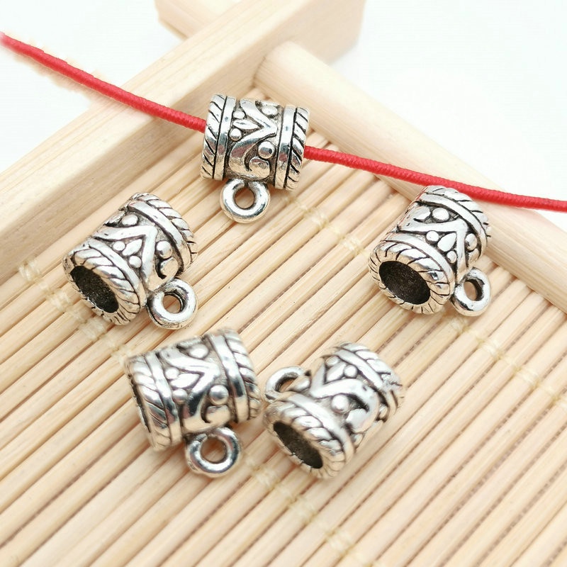 Set 50 Mặt Dây Chuyền Bạc Tây Tạng Hình Hoa