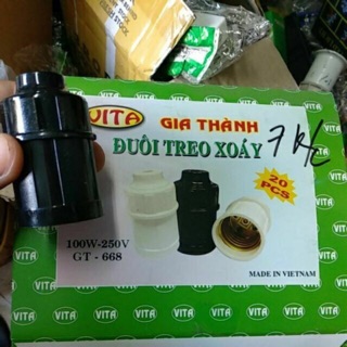 Đuôi đèn E27 vặn không dây