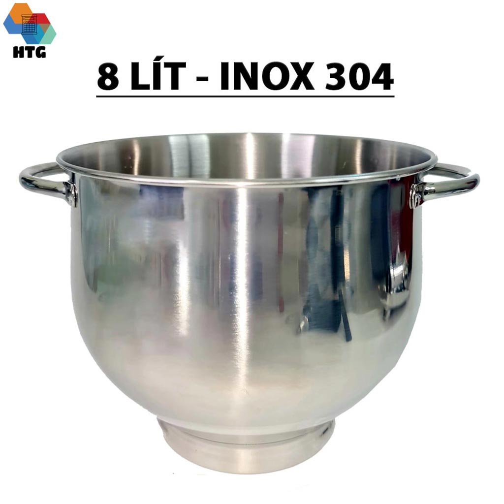 Máy nhào bột SM01 làm bánh, đánh trứng, kem, trộn thực phẩm dung tích 8 lít, 1800W mạnh mẽ, Inox 304, đa chức năng