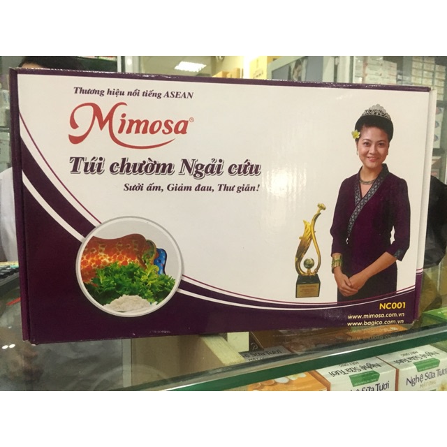 Túi chườm Ngải cứu Mimosa NC001 (họa tiết đa dạng)