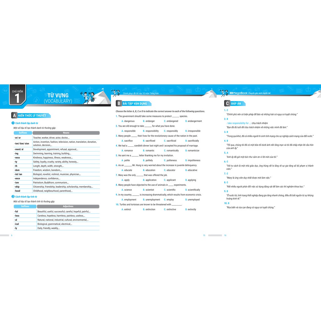 Sách Chinh phục đề thi vào 10 môn tiếng Anh (Tái bản) MEGATHCS9371