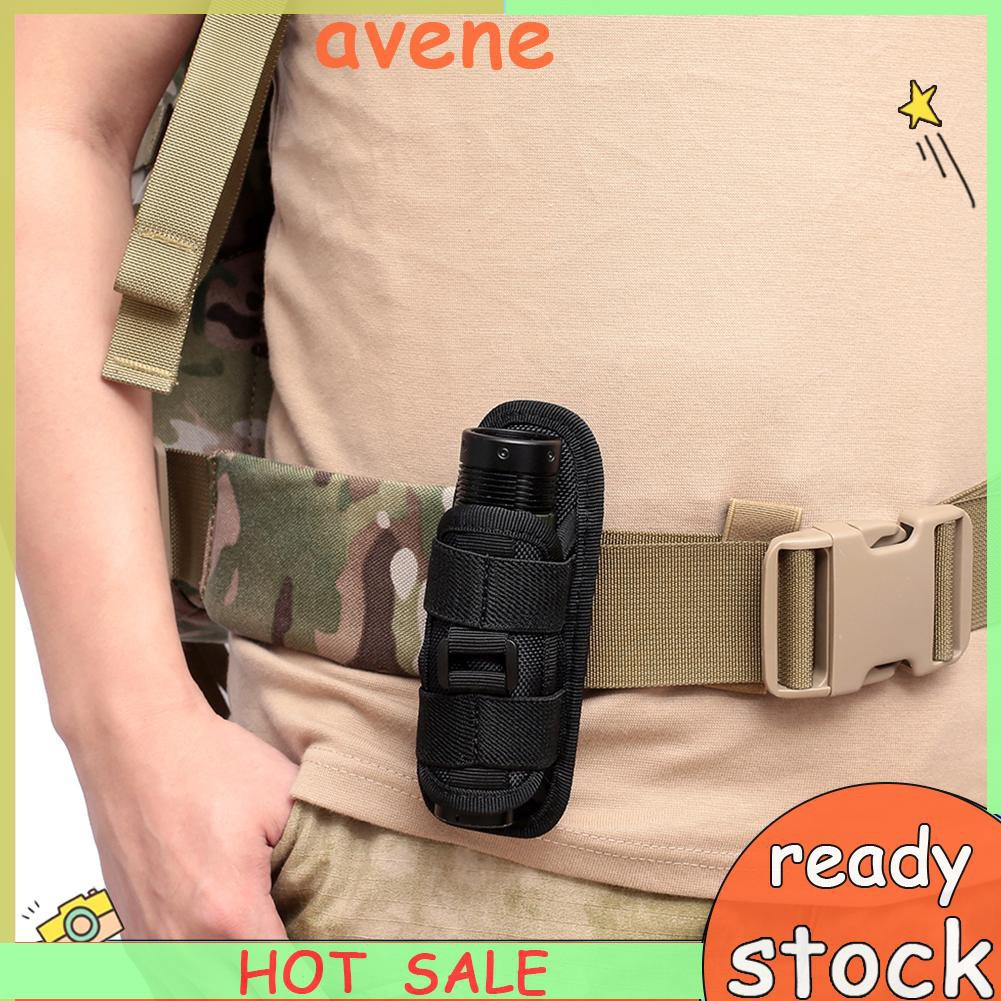 Outdoor Hiking 360 Degree Rotatable Multi-functional Flashlight Waist Bag