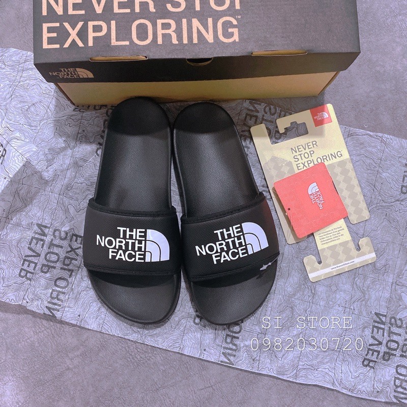 Dép The Northeface Đen Trắng