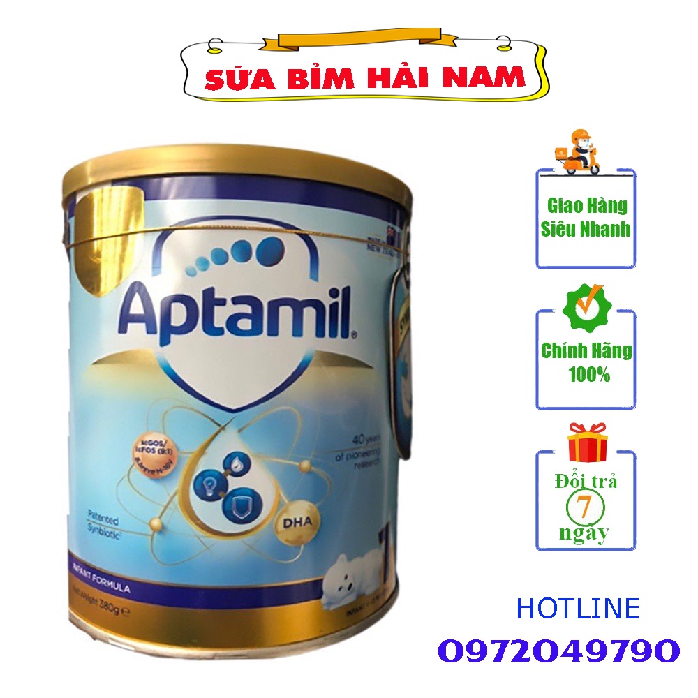 Sữa Aptamil New Zealand hộp 380g số 1