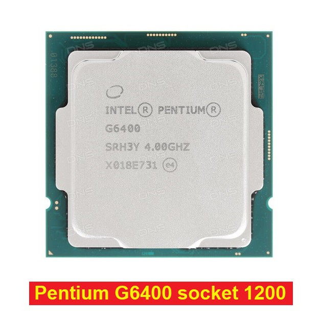 CPU Intel Pentium G6400 4.0GHz, 2 nhân 4 luồng, Socket 1200 - Hàng tháo máy bộ