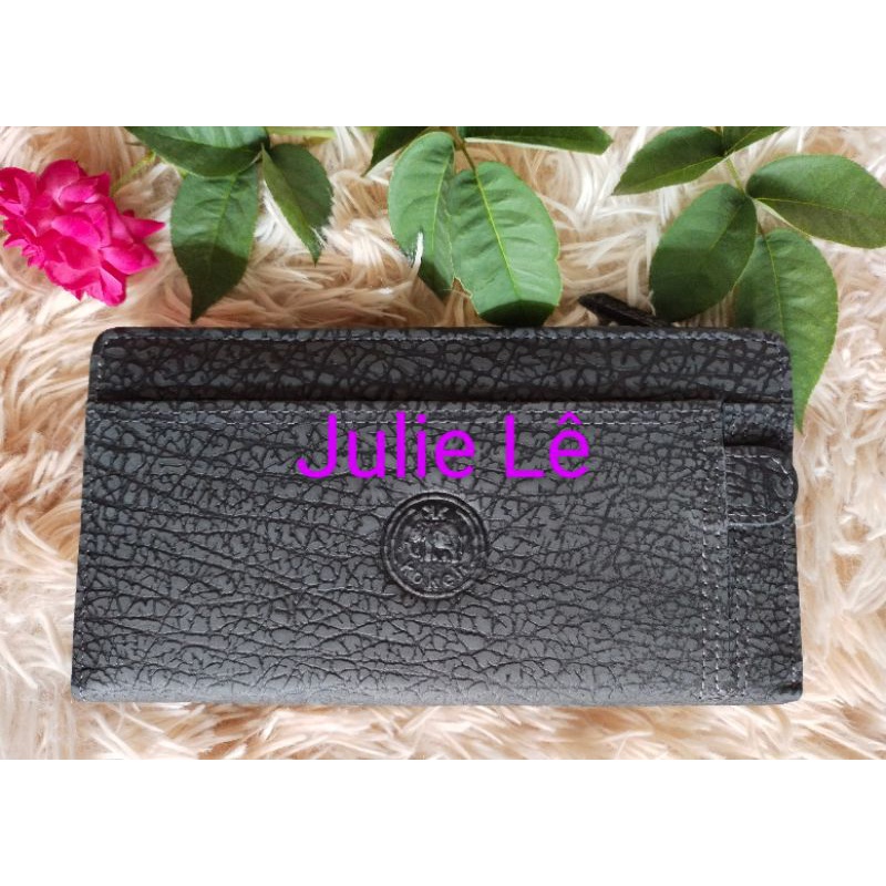 Clutch cầm tay da voi thật