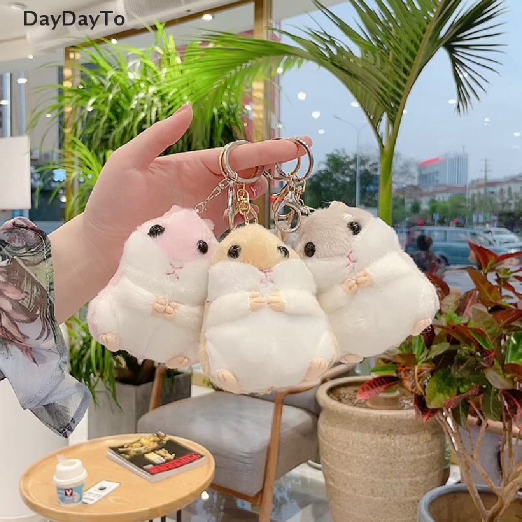 Móc Khóa Hình Chuột hamster Nhồi Bông Dễ Thương