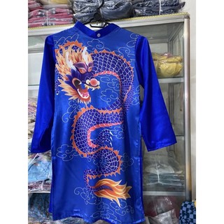 Áo dài Tết bé gái cai cấp