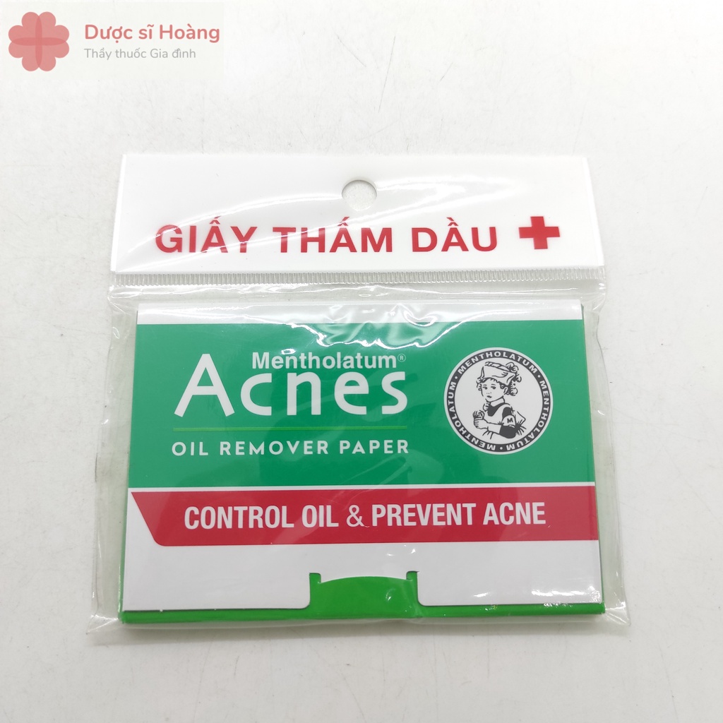 Giấy Thấm Dầu, Phim Thấm Dầu Acnes- Kiểm Soát Nhờn Hiệu Quả