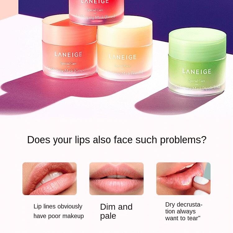 (Hàng Mới Về) Mặt Nạ Môi Dưỡng Ẩm Tẩy Tế Bào Chết Không Màu Cho Nữ 3g | BigBuy360 - bigbuy360.vn