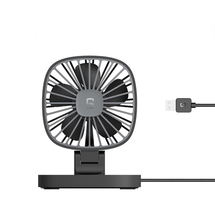 Quạt mini trên ô tô S-Fan siêu mát nguồn cổng USB - ShopToro - AsiaMart