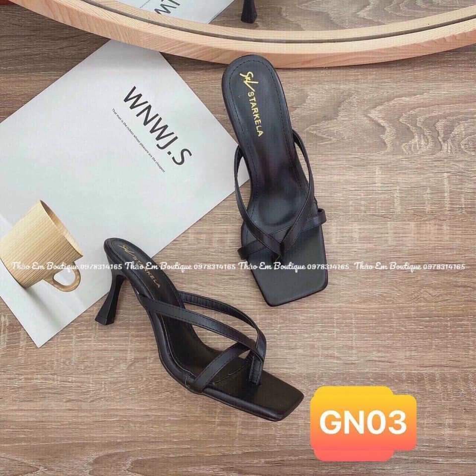 gót  Sandal cao gót 5p xinh xỉu ngang ,xỉu dọc